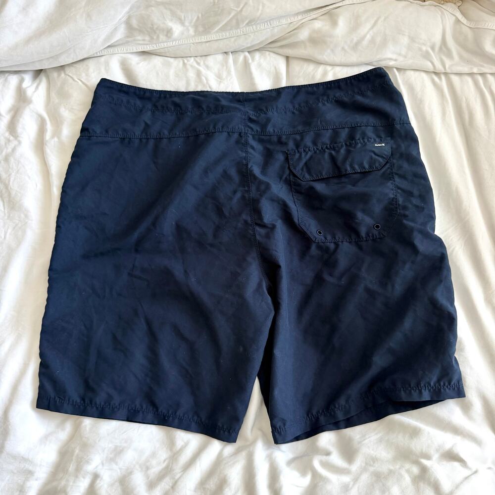 Mens Hurley Board Shorts Size 38 Navy Blue Americana Icon USA Red White Blue - Picture 3 of 3